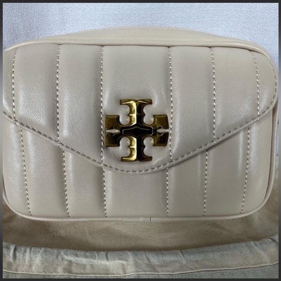NWT Tory Burch Mini Kira Camera Bag in Brie - Picture 2 of 8